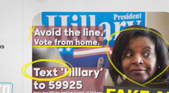 What voter suppression looks like online