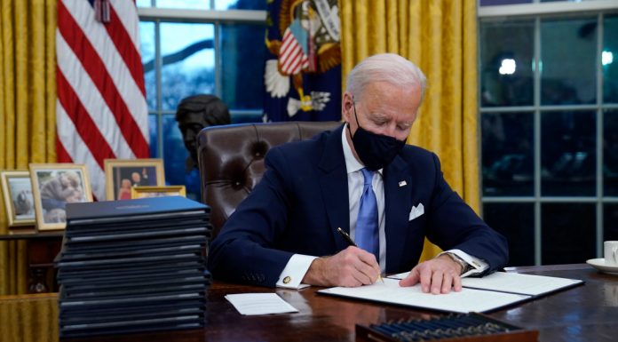 Biden’s first steps as president: Action on covid and climate